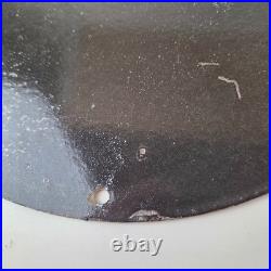 Vintage Texaco Gasoline Porcelain Sign Muttley Cartoon Gas Pump Plate Sign