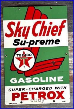 Vintage Texaco Gasoline Pump Porcelain Metal Petrox Sign Gas Oil marked 1962 Vintage Texaco Gasoline Pump Porcelain Metal Petrox Sign Gas Oil marked 1962