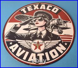 Vintage Texaco Gasoline Sign Aviation Gas Pump Porcelain Sign Vintage Texaco Gasoline Sign Aviation Gas Pump Porcelain Sign