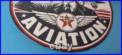 Vintage Texaco Gasoline Sign Aviation Gas Pump Porcelain Sign Vintage Texaco Gasoline Sign Aviation Gas Pump Porcelain Sign