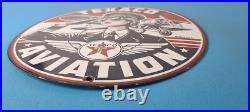 Vintage Texaco Gasoline Sign Aviation Gas Pump Porcelain Sign Vintage Texaco Gasoline Sign Aviation Gas Pump Porcelain Sign