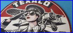 Vintage Texaco Gasoline Sign Aviation Gas Pump Porcelain Sign Vintage Texaco Gasoline Sign Aviation Gas Pump Porcelain Sign