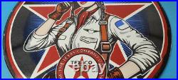 Vintage Texaco Gasoline Sign Aviation Pilot Gas Pump Porcelain Military Sign Vintage Texaco Gasoline Sign Aviation Pilot Gas Pump Porcelain Military Sign