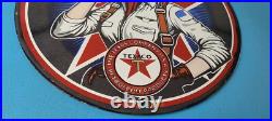 Vintage Texaco Gasoline Sign Aviation Pilot Gas Pump Porcelain Military Sign Vintage Texaco Gasoline Sign Aviation Pilot Gas Pump Porcelain Military Sign
