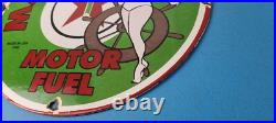 Vintage Texaco Gasoline Sign Betty Boop Gas Motor Oil Pump Porcelain Sign