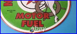Vintage Texaco Gasoline Sign Betty Boop Gas Motor Oil Pump Porcelain Sign