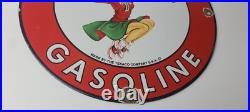 Vintage Texaco Gasoline Sign Cheerleader Gas Pump Advertisement Porcelain Sign Vintage Texaco Gasoline Sign Cheerleader Gas Pump Advertisement Porcelain Sign
