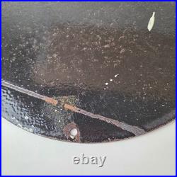 Vintage Texaco Gasoline Sign Fire Chief Disney Mickey Gas Pump Porcelain Sign