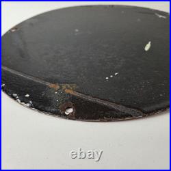 Vintage Texaco Gasoline Sign Fire Chief Disney Mickey Gas Pump Porcelain Sign