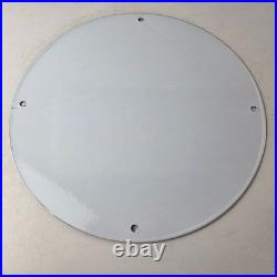 Vintage Texaco Gasoline Sign Fire Pole Fire Chief Gas Pump Ad Porcelain Sign