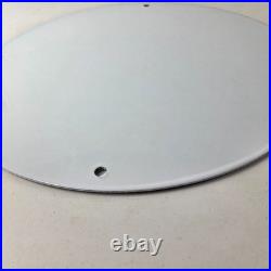 Vintage Texaco Gasoline Sign Fire Pole Fire Chief Gas Pump Ad Porcelain Sign