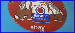 Vintage Texaco Gasoline Sign Gas Pump Plate Porcelain Havoline Cartoon Sign Vintage Texaco Gasoline Sign Gas Pump Plate Porcelain Havoline Cartoon Sign
