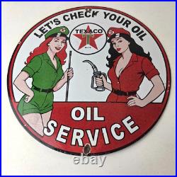 Vintage Texaco Gasoline Sign Lets Check Gas Attendants Porcelain Pump Sign Vintage Texaco Gasoline Sign Lets Check Gas Attendants Porcelain Pump Sign