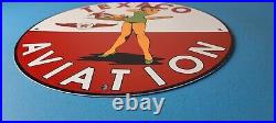 Vintage Texaco Gasoline Sign Pinup Girl Sign Gas Motor Oil Pump Porcelain Sign