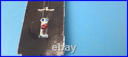 Vintage Texaco Gasoline Sign Service Gas Pump Ad Sign on Porcelain Thermometer