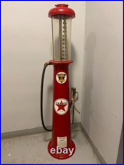 Vintage Texaco Gravity Feed Gas Pump Early 1900s Petroliana Collectible
