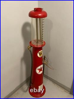 Vintage Texaco Gravity Feed Gas Pump Early 1900s Petroliana Collectible