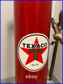 Vintage Texaco Gravity Feed Gas Pump Early 1900s Petroliana Collectible