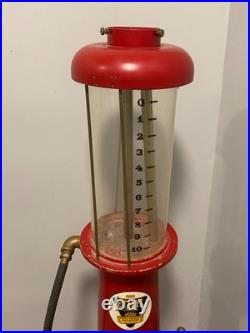 Vintage Texaco Gravity Feed Gas Pump Early 1900s Petroliana Collectible