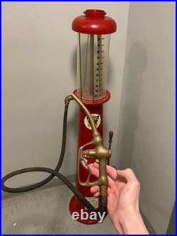 Vintage Texaco Gravity Feed Gas Pump Early 1900s Petroliana Collectible