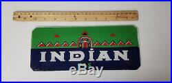 Vintage Texaco Indian Gas pump front Glass Original NOS RARE Vintage Texaco Indian Gas pump front Glass Original NOS RARE