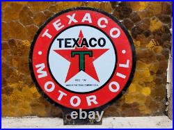 Vintage Texaco Lubester Sign Motor Oil Gas Station Service Pump Topper Texas USA Vintage Texaco Lubester Sign Motor Oil Gas Station Service Pump Topper Texas USA
