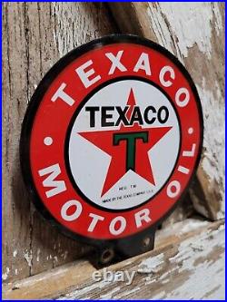 Vintage Texaco Lubester Sign Motor Oil Gas Station Service Pump Topper Texas USA Vintage Texaco Lubester Sign Motor Oil Gas Station Service Pump Topper Texas USA