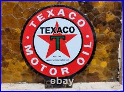 Vintage Texaco Lubester Sign Motor Oil Gas Station Service Pump Topper Texas USA Vintage Texaco Lubester Sign Motor Oil Gas Station Service Pump Topper Texas USA