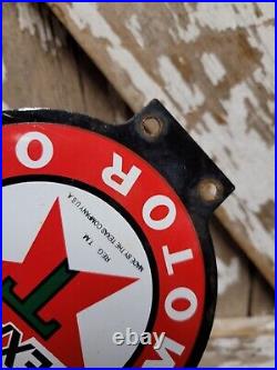 Vintage Texaco Lubester Sign Motor Oil Gas Station Service Pump Topper Texas USA Vintage Texaco Lubester Sign Motor Oil Gas Station Service Pump Topper Texas USA