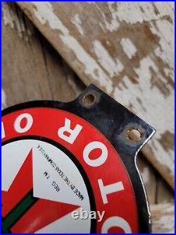 Vintage Texaco Lubester Sign Motor Oil Gas Station Service Pump Topper Texas USA Vintage Texaco Lubester Sign Motor Oil Gas Station Service Pump Topper Texas USA