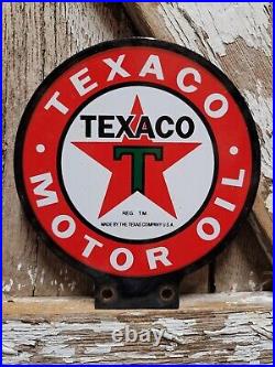 Vintage Texaco Lubester Sign Motor Oil Gas Station Service Pump Topper Texas USA Vintage Texaco Lubester Sign Motor Oil Gas Station Service Pump Topper Texas USA