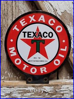 Vintage Texaco Lubester Sign Motor Oil Gas Station Service Pump Topper Texas USA Vintage Texaco Lubester Sign Motor Oil Gas Station Service Pump Topper Texas USA