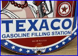 Vintage Texaco Motor Oil Porcelain Sign Texas Gasoline Gas Station Pump Plate Vintage Texaco Motor Oil Porcelain Sign Texas Gasoline Gas Station Pump Plate