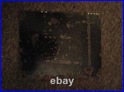 Vintage Texaco Motor Oil Porcelain Sign Texas Gasoline Gas Station Pump Plate