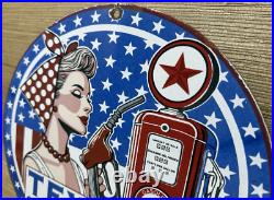 Vintage Texaco Motor Oil Porcelain Sign Texas Gasoline Gas Station Pump Plate Vintage Texaco Motor Oil Porcelain Sign Texas Gasoline Gas Station Pump Plate