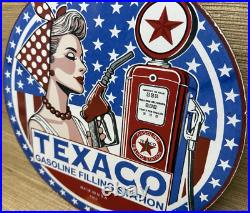 Vintage Texaco Motor Oil Porcelain Sign Texas Gasoline Gas Station Pump Plate Vintage Texaco Motor Oil Porcelain Sign Texas Gasoline Gas Station Pump Plate