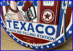 Vintage Texaco Motor Oil Porcelain Sign Texas Gasoline Gas Station Pump Plate Vintage Texaco Motor Oil Porcelain Sign Texas Gasoline Gas Station Pump Plate