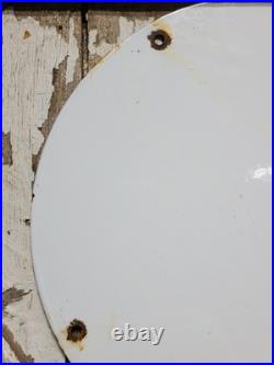 Vintage Texaco Porcelain Sign 1962 Old Filling Station Oil Gas Pump Plate Man 12