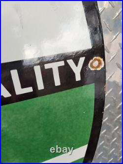 Vintage Texaco Porcelain Sign 30 Old Dsp Lubricant Gas Pump Pole Car Oil Texas