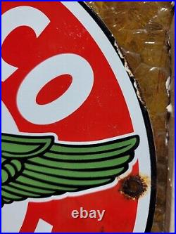 Vintage Texaco Porcelain Sign Motor Oil Fuel Station Old Service Gas Pump Plate Vintage Texaco Porcelain Sign Motor Oil Fuel Station Old Service Gas Pump Plate