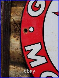 Vintage Texaco Porcelain Sign Motor Oil Gasoline Station Old Service Pump Plate Vintage Texaco Porcelain Sign Motor Oil Gasoline Station Old Service Pump Plate