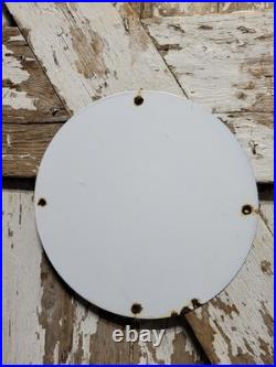 Vintage Texaco Porcelain Sign Motor Oil Gasoline Station Old Service Pump Plate