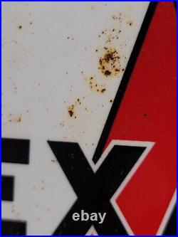 Vintage Texaco Porcelain Sign Motor Oil Gasoline Station Old Service Pump Plate Vintage Texaco Porcelain Sign Motor Oil Gasoline Station Old Service Pump Plate