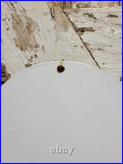 Vintage Texaco Porcelain Sign Motor Oil Gasoline Station Old Service Pump Plate