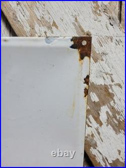 Vintage Texaco Porcelain Sign Old Motor Oil Gas Pump Plate Service Advertising