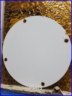 Vintage Texaco Porcelain Sign Rare 1962 Old Filling Station Oil Gas Pump Plate