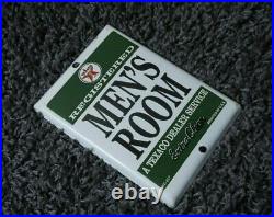 Vintage Texaco Restroom Porcelain Sign Gas Service Station Oil Rare Pump Ad Vintage Texaco Restroom Porcelain Sign Gas Service Station Oil Rare Pump Ad