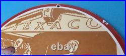 Vintage Texaco Sign Disney Duck Gasoline Service Gas Pump Porcelain Sign Vintage Texaco Sign Disney Duck Gasoline Service Gas Pump Porcelain Sign