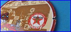 Vintage Texaco Sign Disney Duck Gasoline Service Gas Pump Porcelain Sign Vintage Texaco Sign Disney Duck Gasoline Service Gas Pump Porcelain Sign