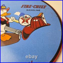 Vintage Texaco Sign Duck Fire Chief Gasoline Service Gas Pump Porcelain Sign Vintage Texaco Sign Duck Fire Chief Gasoline Service Gas Pump Porcelain Sign
